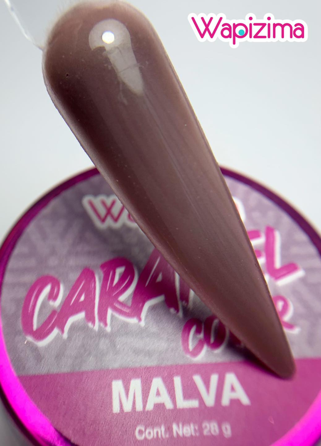 CARAMEL MALVA WAPIZIMA COVER CARAMEL MALVA 28 GRS - Imagen 1
