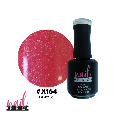 X164 ROJO CON GLITTER